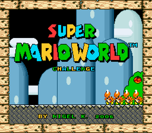 Title Screen of Super Challenge World